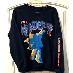 Lauren Daigle Sweatshirt Black Kaleidoscope Tour Crew Sweatshirt Size Small